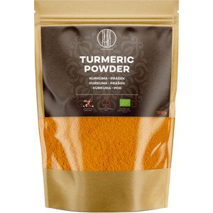 BrainMax Pure Turmeric Powder, Kurkuma BIO prášek, 100 g *CZ-BIO-001 certifikát