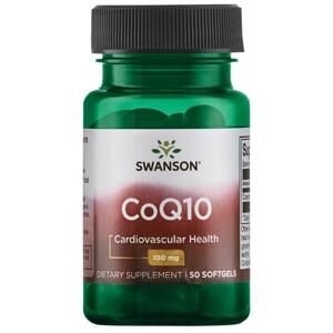 Swanson CoQ10 (Koenzym Q10), 100 mg, 50 softgelových kapslí Doplněk stravy