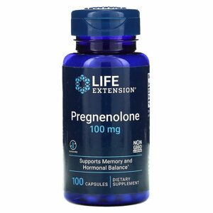 Life Extension Pregnenolone, 100mg, 100 kapslí Doplněk stravy