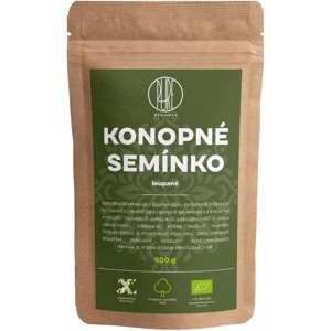 BrainMax Pure Konopné semínko, loupané BIO, 500g *CZ-BIO-001 certifikát