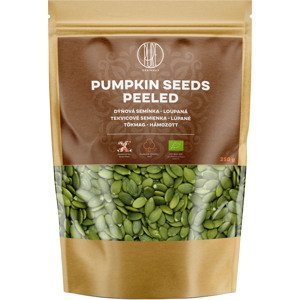 BrainMax Pure Pumpkin Seeds Peeled, Dýňová semínka BIO, 250g *CZ-BIO-001 certifikát