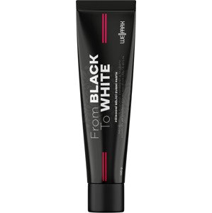 WellMax From Black to White, Černá bělící zubní pasta, 105 g Přírodní bělící zubní pasta s aktivním uhlím a extrakty z bylin