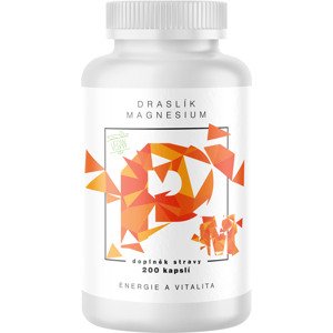 BrainMax Draslík Magnesium, Draslík citrát + Hořčík malát, 200 rostlinných kapslí 100 mg elementárního draslíku a 60 mg elementárního hořčíku na dávku, doplněk stravy