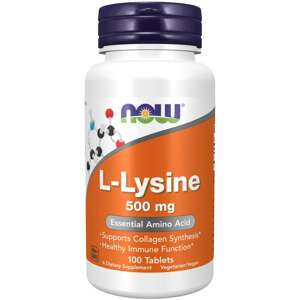 Now® Foods Now L-Lysine (L-lysin), 500 mg, 100 tablet Doplněk stravy