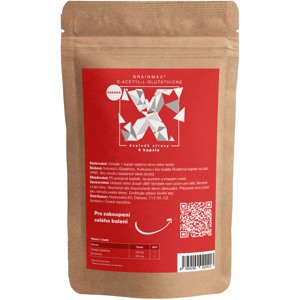 BrainMax S-Acetyl-L-Glutathione, SAG, 100 mg, 4 rostlinné kapsle, VZOREK Doplněk stravy