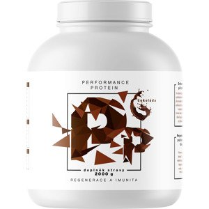 BrainMax Performance Protein, nativní syrovátkový protein, čokoláda, 2000 g Doplněk stravy