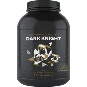 BrainMax Performance Protein Dark Knight, nativní syrovátkový protein, 1000 g Nativní syrovátkový protein, Grassfed kolagenem, Colostrum, Ashwagandha, BIO RAW Kakao z Peru, doplněk stravy