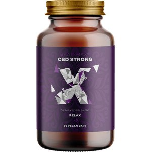 BrainMax CéBéDé Strong 30 mg, 30 rostlinných kapslí