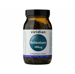 Viridian Selenium 200µg - 90 kapslí Doplněk stravy