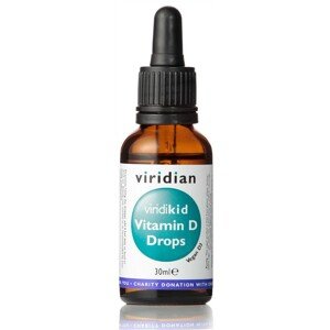 Viridian Viridikid Vitamin D Drops 400IU 30 ml Doplněk stravy