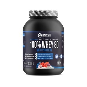 PROTEIN 100% WHEY 80 divoká malina 2200 g
