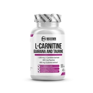 L-CARNITINE GUARANA TAURINE 90 kapslí