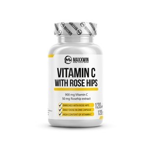 VITAMIN C WITH ROSE HIPS 120 kapslí
