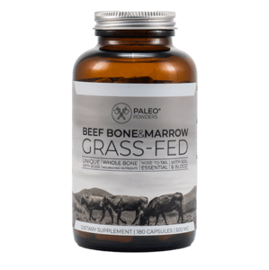 Hovězí kostní dřeň (grass- fed) - 180 kapslí (Paleo Powders)
