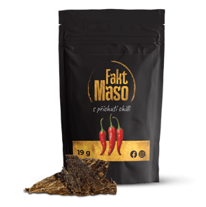 Sušené Hovězí Maso (Chilli) - 19g (FAKT MASO) MASO2