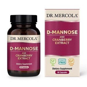 D- manóza a extrakt z brusinek - 60 kapslí (DR. MERCOLA) DRM20