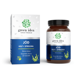 Green idea Jód – Kelp + Spirulina 60tbl