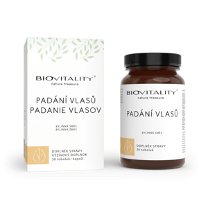 BIOVITALITY Bylinná směs proti padání vlasů 30 tbl