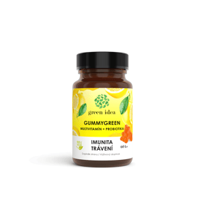 Green idea Gummygreen Multivitamín + probiotika 60tbl.