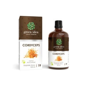 Green idea Cordyceps bylinný lihový extrakt 100 ml