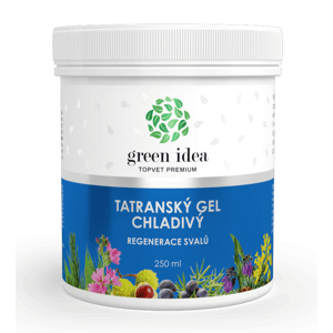 Green idea Tatranský bylinný gel chladivý 250ml