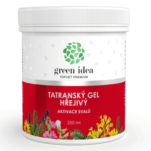 Green idea Tatranský bylinný gel hřejivý 250ml