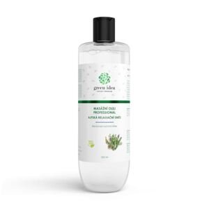 Green idea Professional alpská relaxační směs masážní olej 500 ml