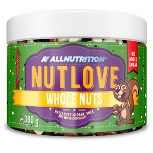 Nutlove Wholenuts - Hazelnuts In Dark, Milk And White Chocolate