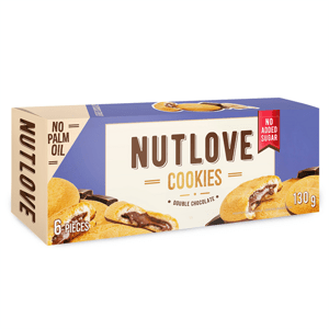 Nutlove Cookies Double Chocolate 130g