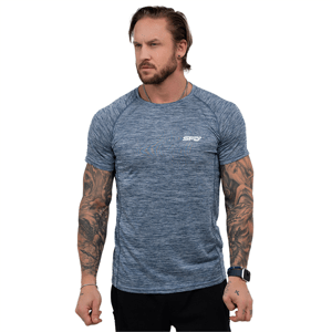 Muži T-shirt Dry Blue Melange