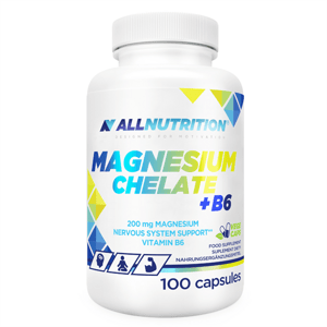 Magnesium Chelate + B6 100 Kapslí