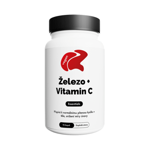Citronek Železo Bisglycinát + Vitamin C – 90 veganských kapslí | Podpora krvetvorby