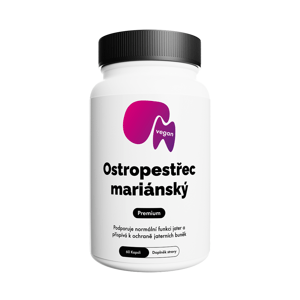 Citronek Ostropestřec Mariánský 200 mg Silymarinu – 60 veganských kapslí | Podpora jater