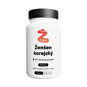 Citronek Ženšen Korejský 10% Ginsenosidů – 60 veganských kapslí | Paměť a vitalita