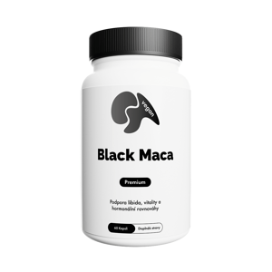 Černá Maca – 60 veganských kapslí | Extrakt 10:1 pro podporu libida a vitality