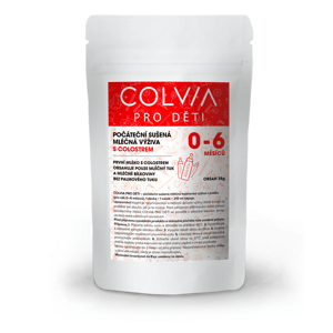 COLVIA Počáteční kojenecké mléko s colostrem 0–6 měsíců, vzorek 35g
