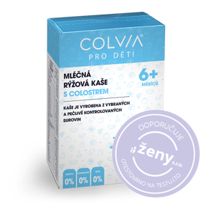COLVIA Mléčná rýžová kaše Natural s colostrem