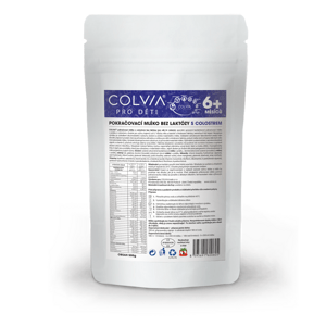 COLVIA Pokračovací mléko bez laktózy s colostrem 6+ měsíců, 500g